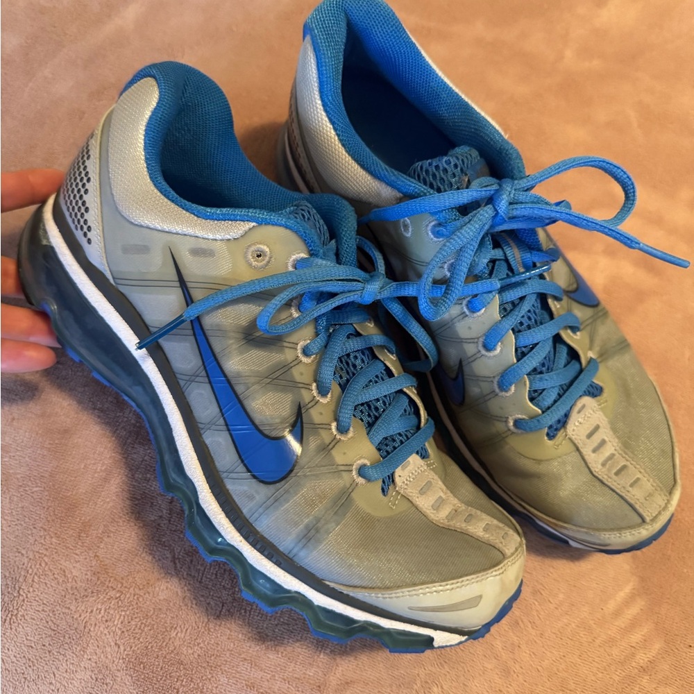 Nike Blue and Gray Running Shoes